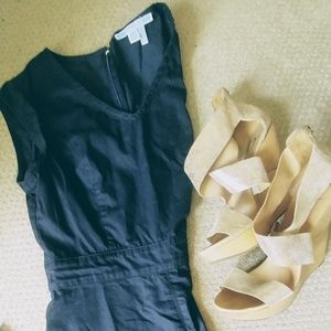 Draper James Twill dress with cap sleeved